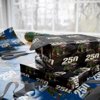 250 Years Of Eating Crayons Wrapping Paper Roll Vintage Bulldog Patriotic Veteran Military Gift - Wonder Print Shop