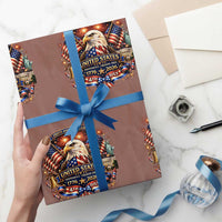 250 Years Of Freedom America Wrapping Paper Roll USA Independence 250th Anniversary 1776 2026 Patriotic Eagle Flag