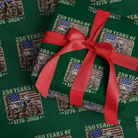 250 Years Of Freedom Dirt Bike Motocross 1776 2026 Wrapping Paper Roll