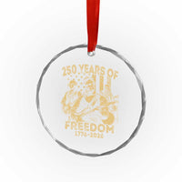 250 Years of Freedom US Presidents Rock Band Crystal Glass Ornament Funny Abraham Lincoln George Washington Teddy Roosevelt Concert 1776 to 2026