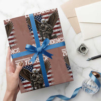 250 Years Of Independence Military Army Wrapping Paper Roll 250th Anniversary USA Bald Eagle