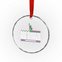 250 Years Of No Kings Crystal Glass Ornament Statue Of Liberty Freedom Protest