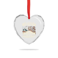 250 Years Of Protecting Freedom Defending Liberty Since 1775 Heart Crystal Glass Ornament US Military Army Birthday - Wonder Print Shop