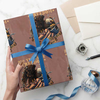 250th American Anniversary Wrapping Paper Roll 250 Years Of Freedom Independence American Flag - Wonder Print Shop