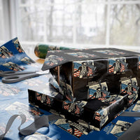 250th Anniversary 1776-2026 We The People Wrapping Paper Roll George Washington and Statue of Liberty History Pride