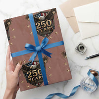 250th Anniversary USA Bald Eagle Wrapping Paper Roll 250 Years 4th of July 1776 2026