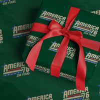250th Anniversary USA Wrapping Paper Roll America Retro 250 Years 1776 2026