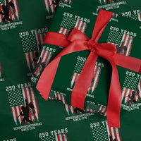 250th Anniversary USA Wrapping Paper Roll Bigfoot Patriotic American USA Flag