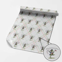 250th Anniversary USA Wrapping Paper Roll Funny Patriotic Frog USA Independence Day