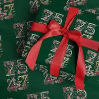 2547 Wildflower Floral Graphic Wrapping Paper Roll Subtle Coded 25th Amendment Political Satire Aesthetic