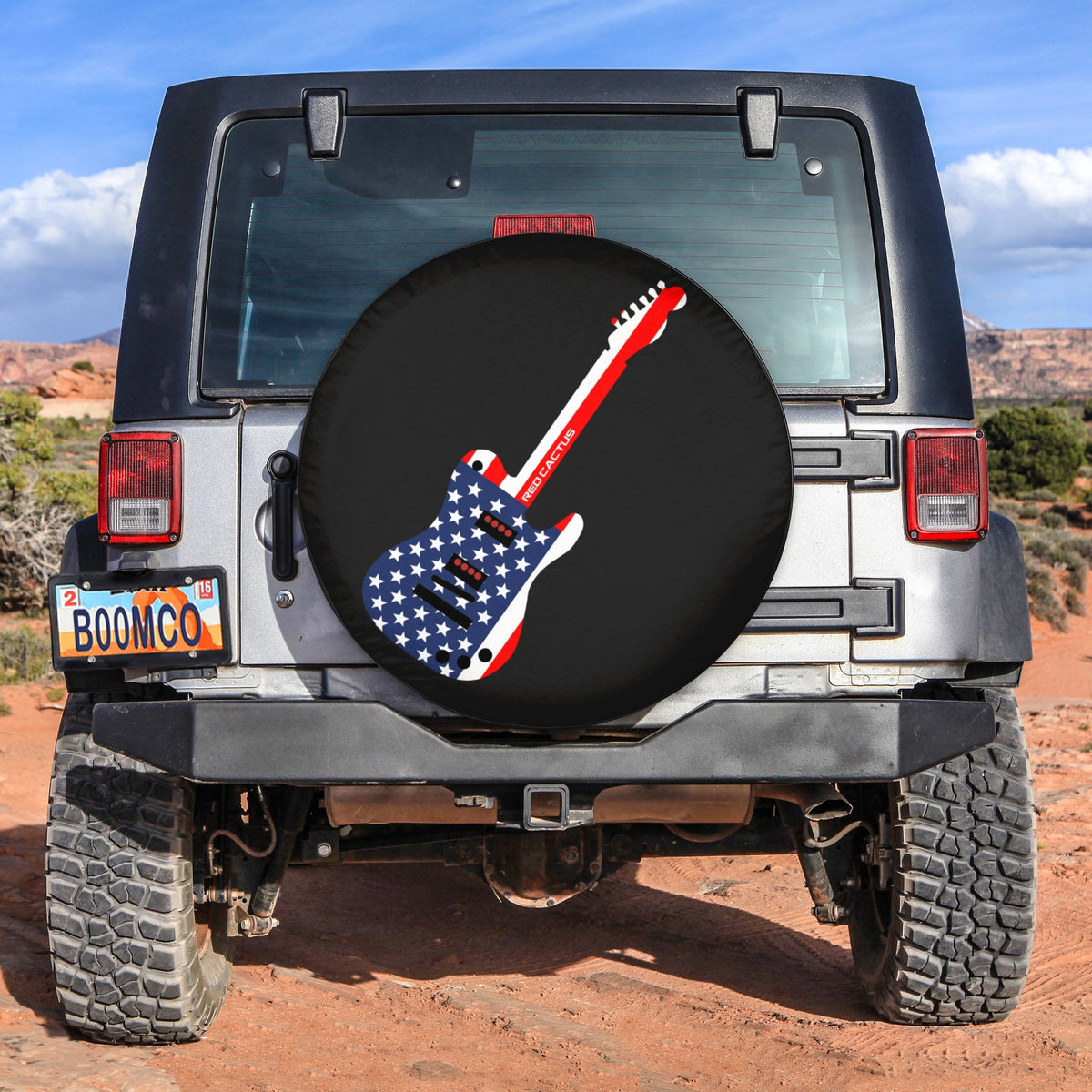 4th Of July Tire Covers - US Independence Day America Guitar Flag Vibes Spare Tire Cover NO.78 LT8 - Wonder Print Shop