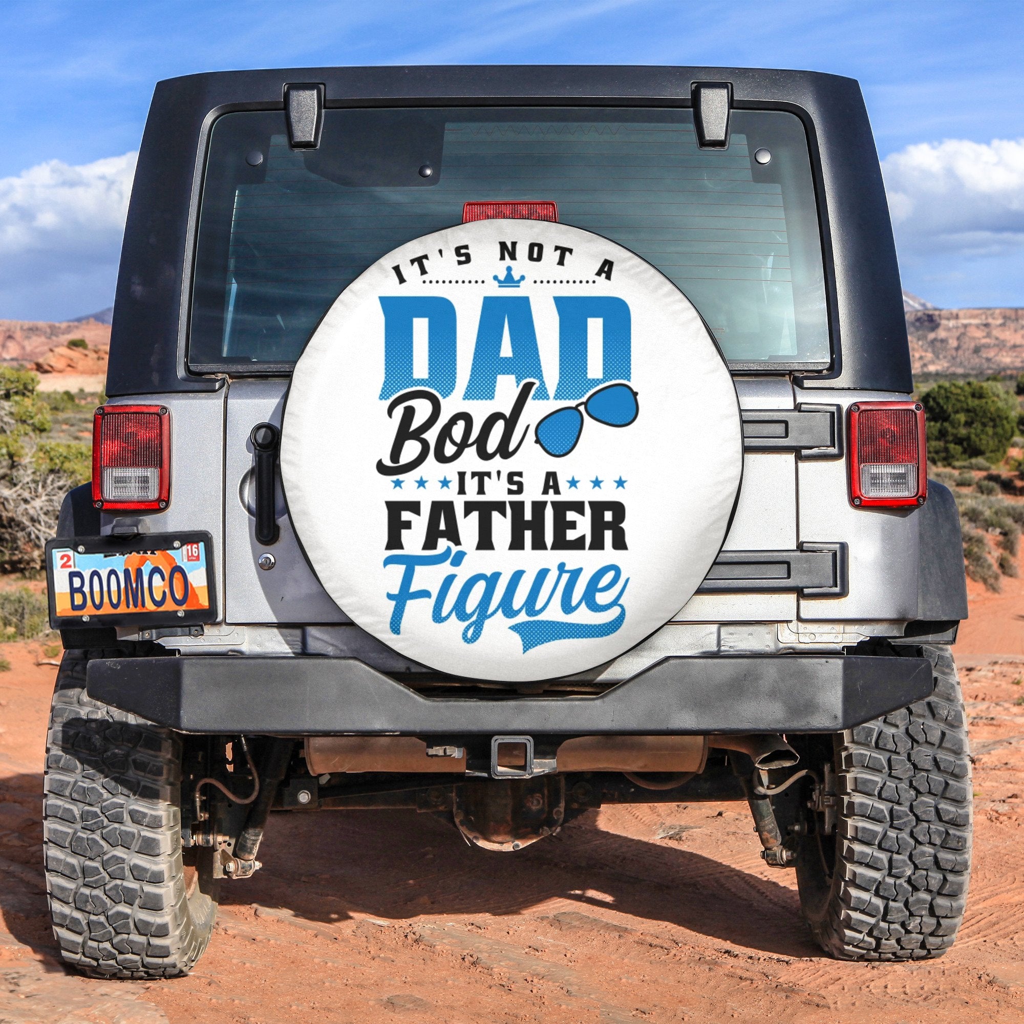 Father's Day Tire Covers - It's Not A Dad Bod It's A Father Figure Spare Tire Cover NO.264 LT8 - Wonder Print Shop