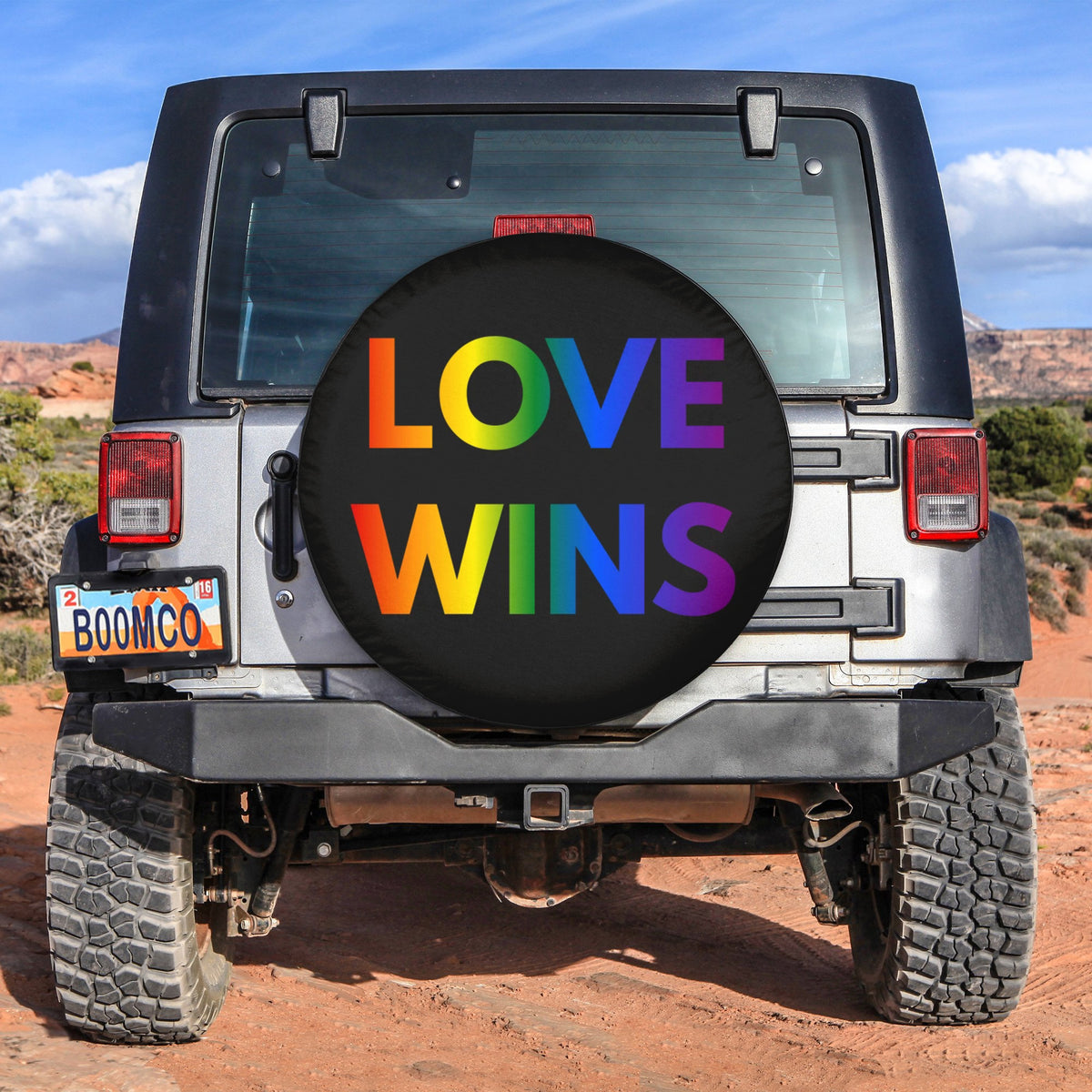 LGBT Tire Covers - Love Wins Spare Tire Cover NO.203 LT8 - Wonder Print Shop