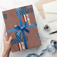 267th Pope Leo XIV Wrapping Paper Roll Nos Multi In Illo Uno Unum American Cross - Wonder Print Shop