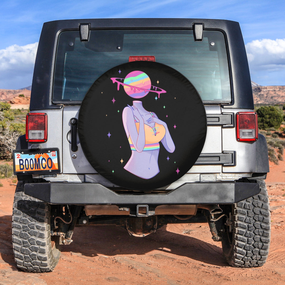 LGBT Tire Covers - Bisexual Space Planet Spare Tire Cover NO.205 LT8 - Wonder Print Shop