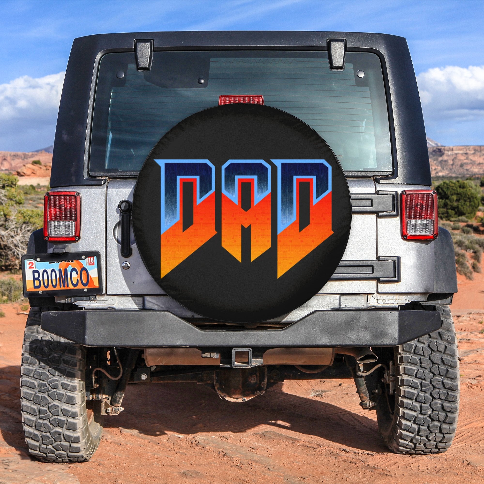 Father's Day Tire Covers - Super Hero Dad Spare Tire Cover NO.274 LT8 - Wonder Print Shop