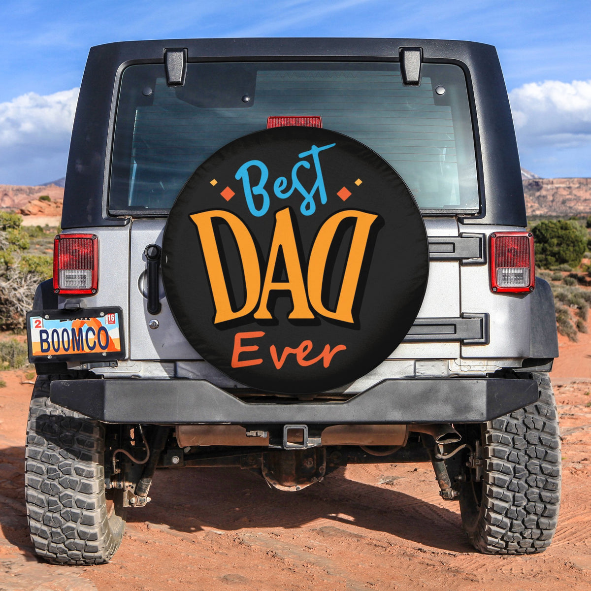 Father's Day Tire Covers - Best Dad Ever Spare Tire Cover NO.276 LT8 - Wonder Print Shop