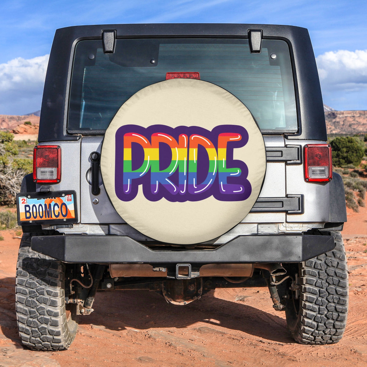 LGBT Tire Covers - Pride Spare Tire Cover NO.213 LT8 - Wonder Print Shop