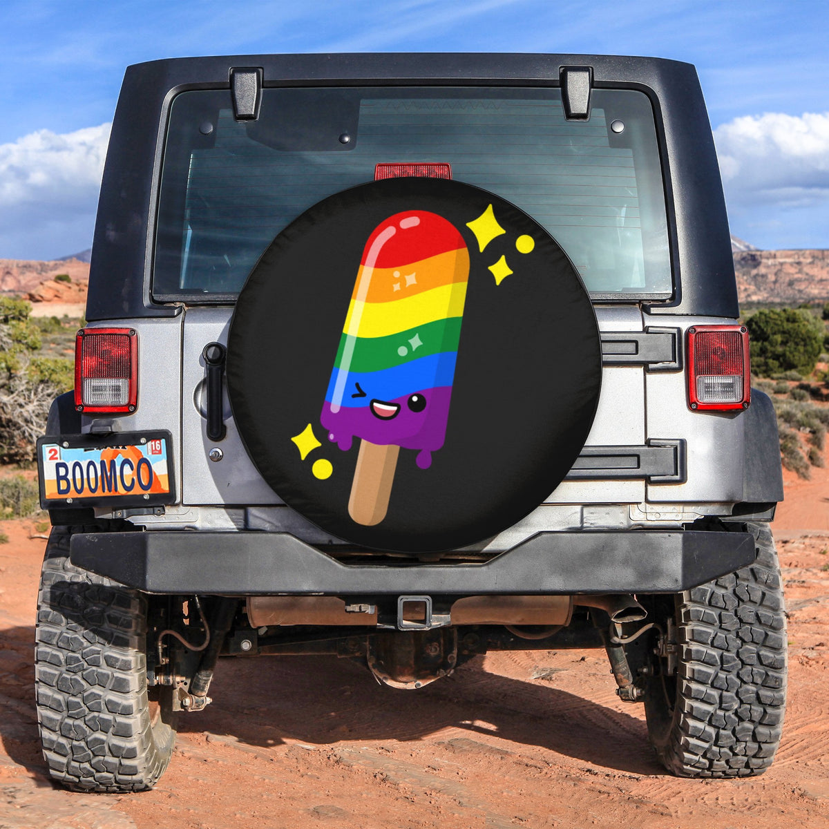LGBT Tire Covers - Ice Cream Pride Spare Tire Cover NO.217 LT8 - Wonder Print Shop