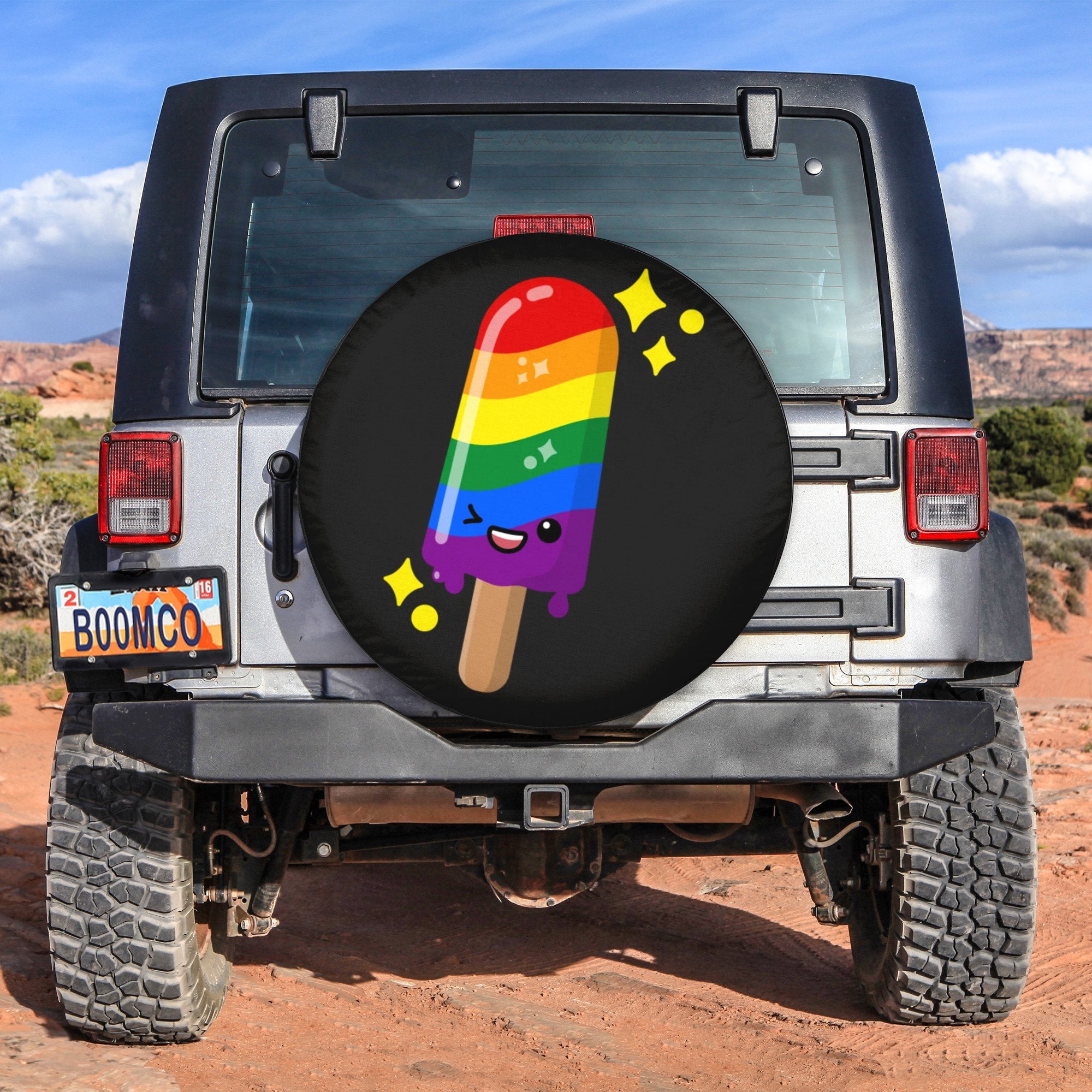 LGBT Tire Covers - Ice Cream Pride Spare Tire Cover NO.217 LT8