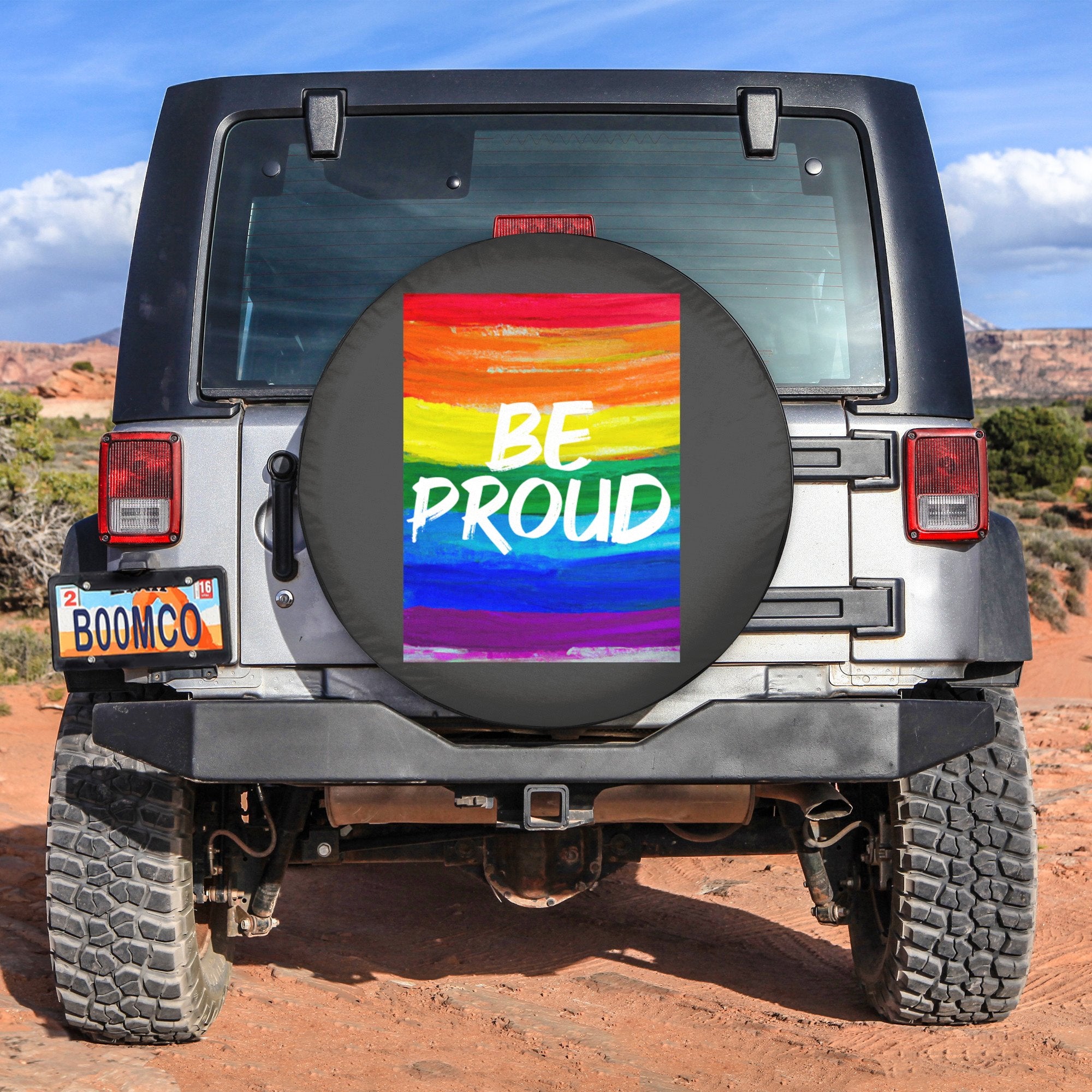 LGBT Tire Covers - Be Proud Spare Tire Cover NO.219 LT8 - Wonder Print Shop