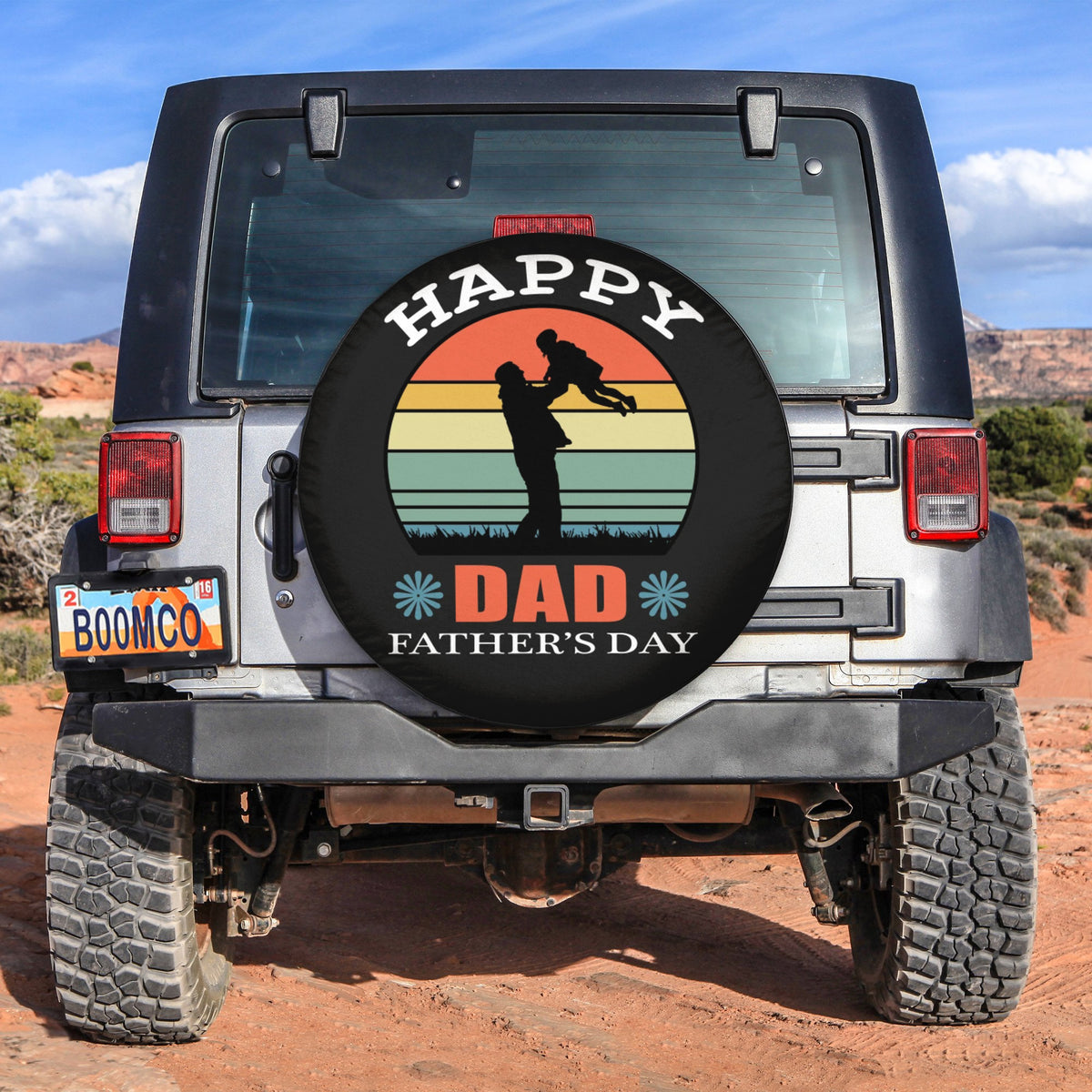 Father's Day Tire Covers - Happy Dad Father's Day Spare Tire Cover NO.285 LT8 - Wonder Print Shop
