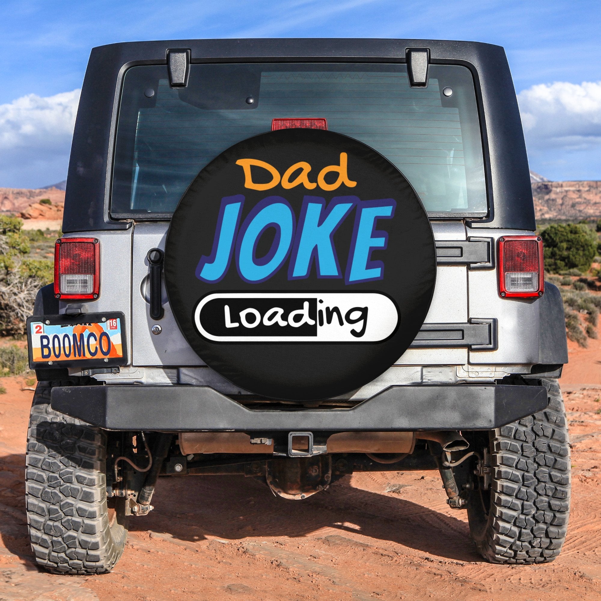 Father's Day Tire Covers - Dad Joke Loading Spare Tire Cover NO.288 LT8 - Wonder Print Shop
