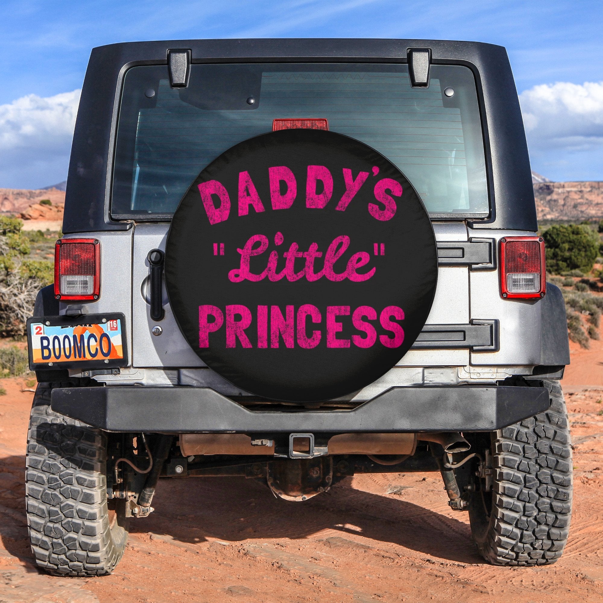 Father's Day Tire Covers - Daddy's "Little" Princess Spare Tire Cover NO.289 LT8 - Wonder Print Shop