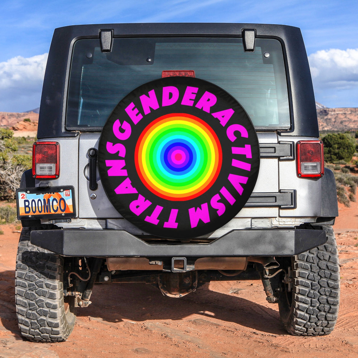 LGBT Tire Covers - Transgender Activism Spare Tire Cover NO.226 LT8 - Wonder Print Shop