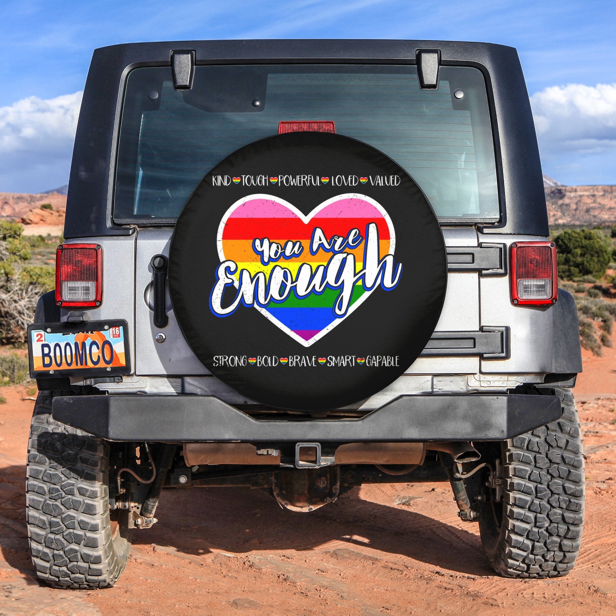 LGBT Tire Covers - You Are Enough Spare Tire Cover NO.227 LT8 - Wonder Print Shop