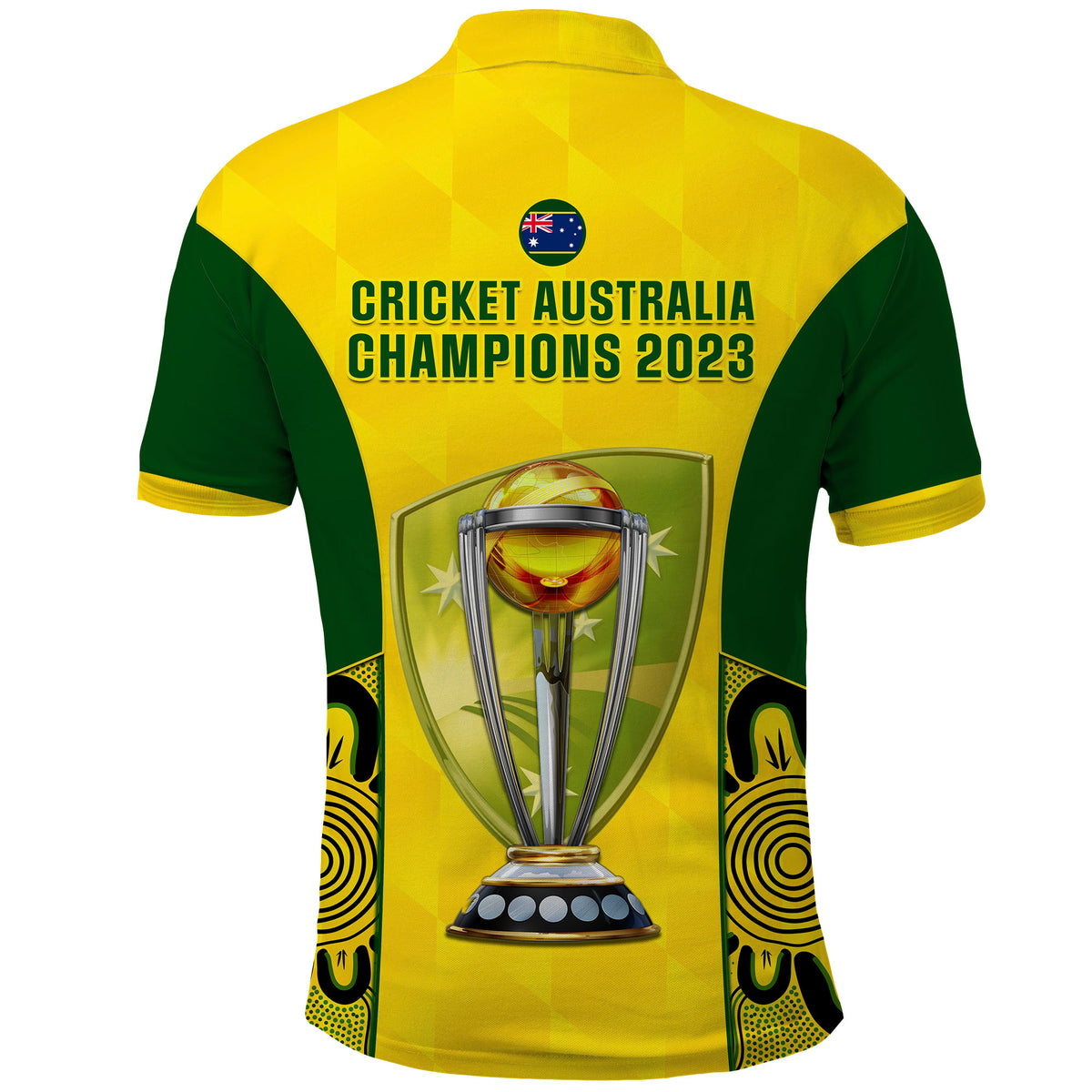 Australia Cricket Polo Shirt Champions World Cup 2023 - Wonder Print Shop