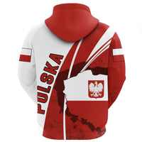 Poland Hoodie - Flag And Coat Of Arm Of Poland - Ver02 LT7