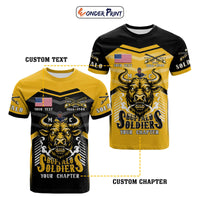 Custom BSMC Buffalo Soldiers T Shirt Motorcycle Club Unique Style - Wonder Print Shop