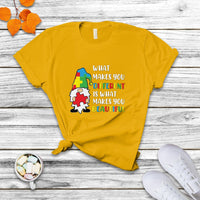 What Makes You Different Is Beautiful Gnome Autism Support T Shirt - Wonder Print Shop