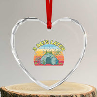 3 Days Later Christian Resurrection Heart Crystal Glass Ornament Funny Easter Jesus Meme