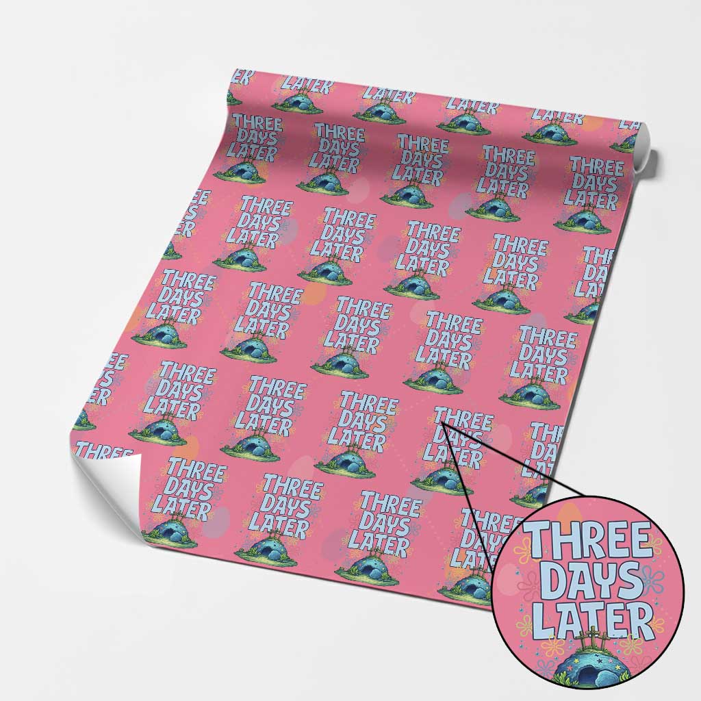3 Days Later Wrapping Paper Roll Funny Easter Christian