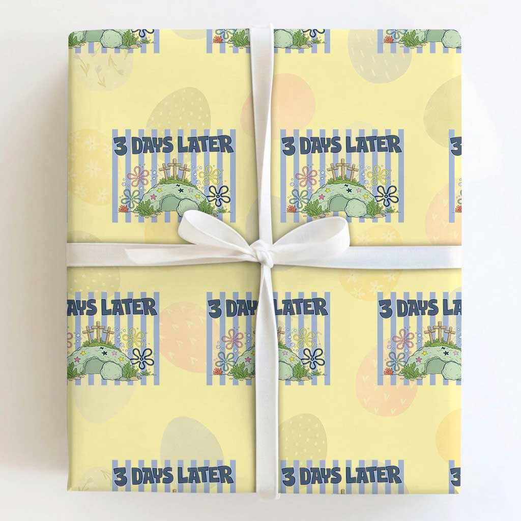 3 Days Later Wrapping Paper Roll Funny Easter Christian Faith Meme