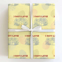 3 Days Later Wrapping Paper Roll Funny Easter Jesus Christian Meme