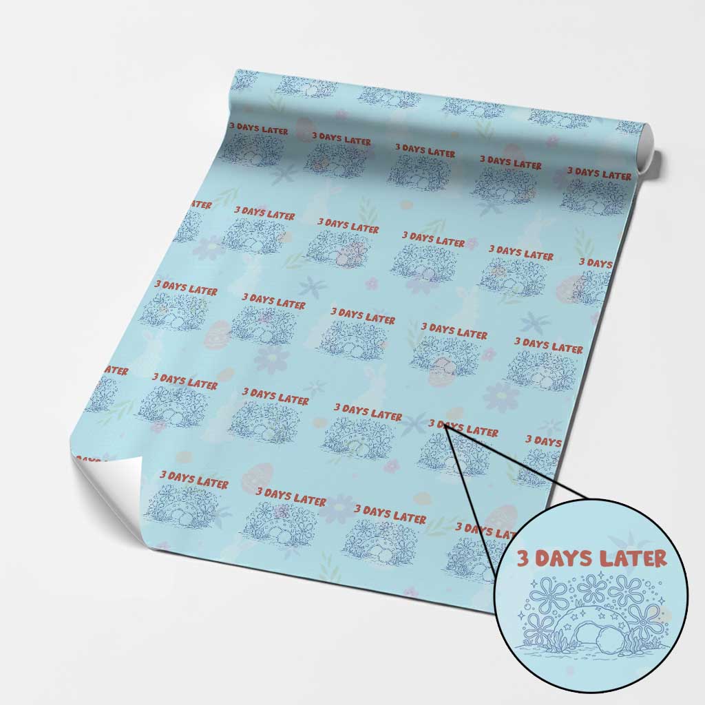 3 Days Later Wrapping Paper Roll Funny Easter Jesus Christian Meme