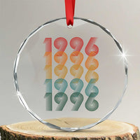 30th Birthday Crystal Glass Ornament Vintage 1996 Retro 30 Years Old Birthday