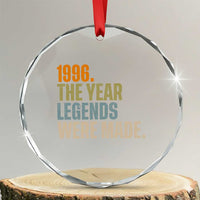 30th Birthday Gift For Men Crystal Glass Ornament Vintage 1996 30 Years Old Birthday