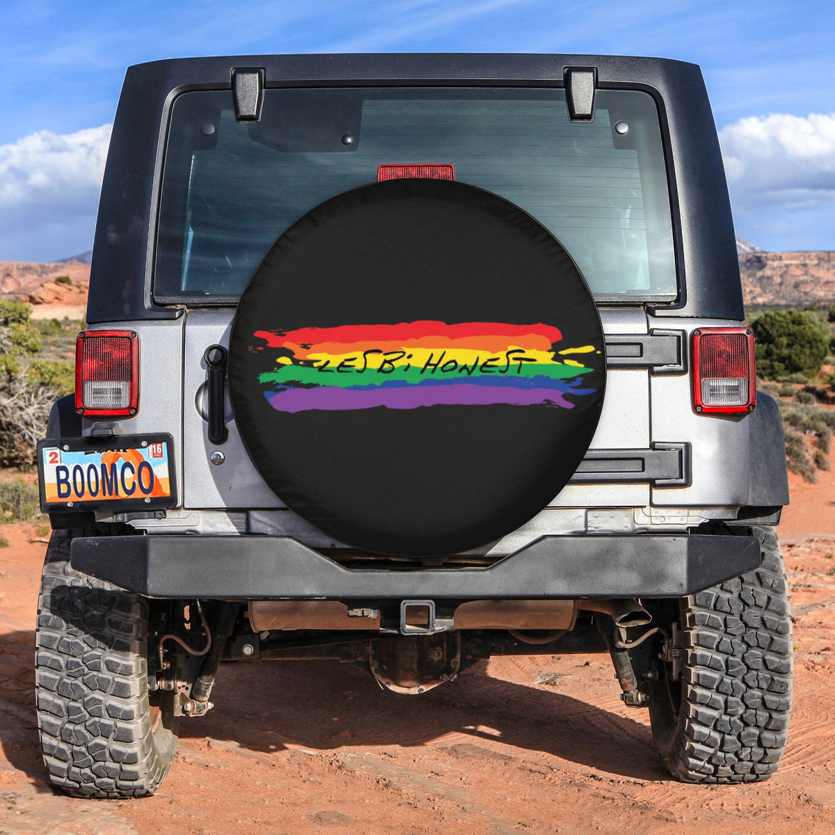 LGBT Tire Covers - Les B: Honest Spare Tire Cover NO.257 LT8 - Wonder Print Shop
