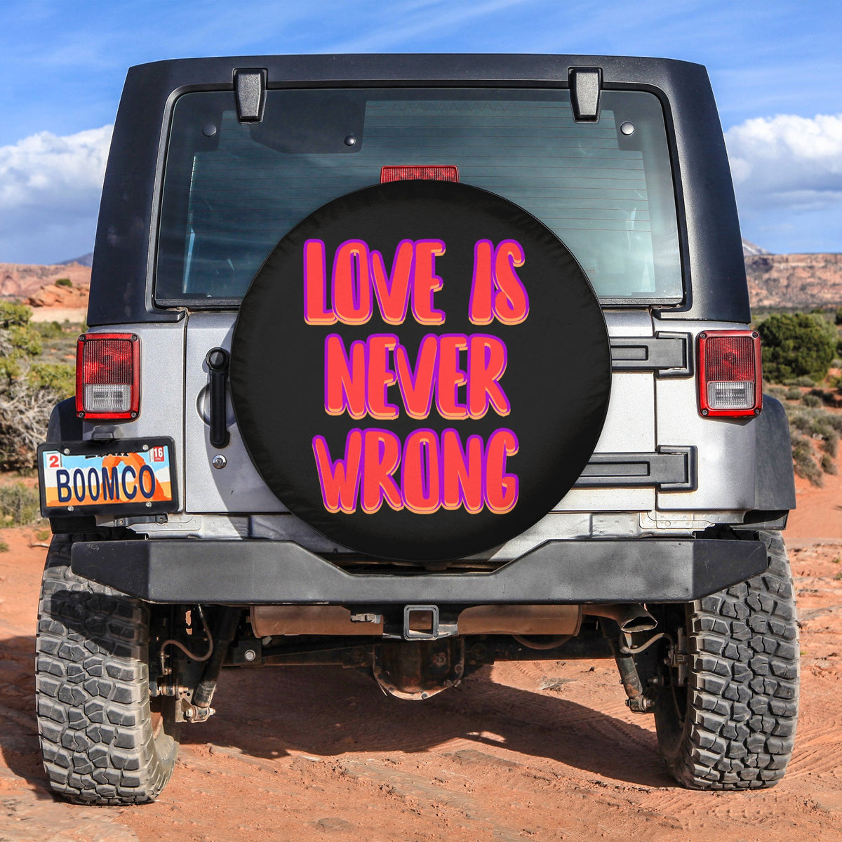 LGBT Tire Covers - Love Is Never Wrong Spare Tire Cover NO.276 LT8 - Wonder Print Shop