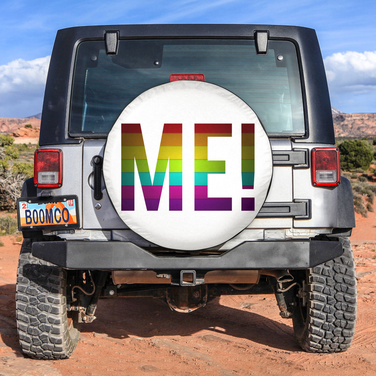 LGBT Tire Covers - Me Pride Spare Tire Cover NO.287 LT8 - Wonder Print Shop