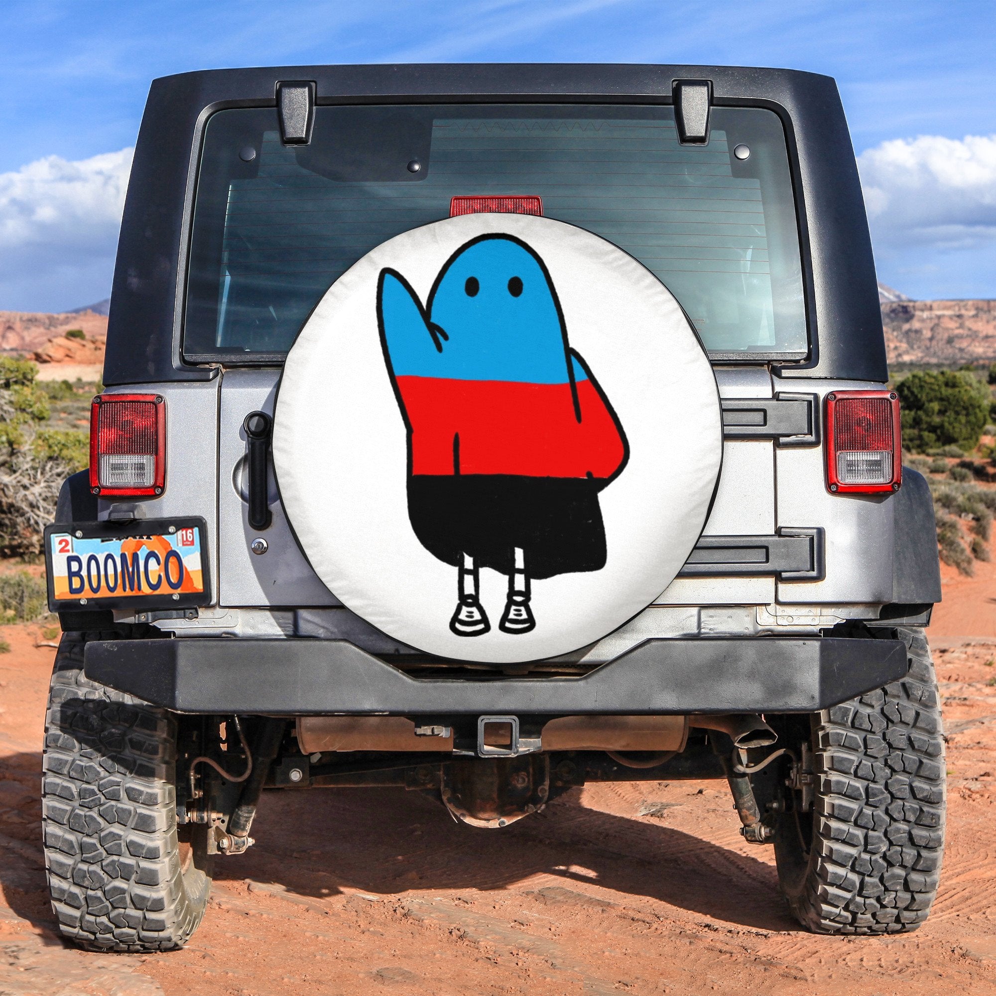 LGBT Tire Covers - Polyamorous Ghost Spare Tire Cover NO.304 LT8 - Wonder Print Shop