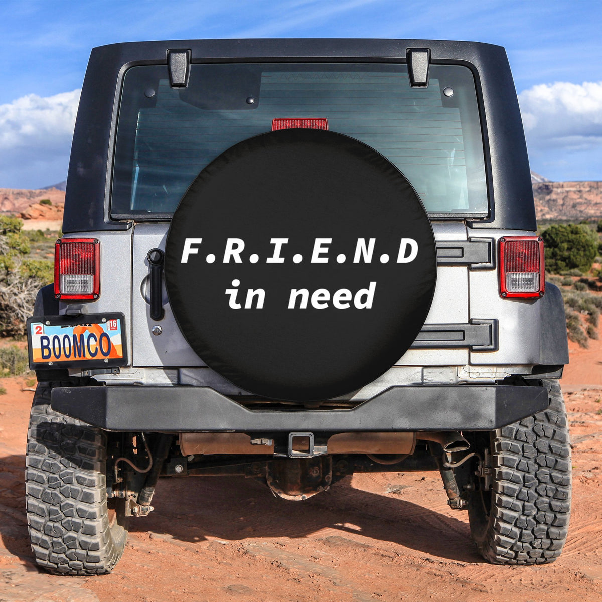 Best Friends Tire Covers - F.R.I.E.N.D In Need Spare Tire Cover NO.27 LT8 - Wonder Print Shop