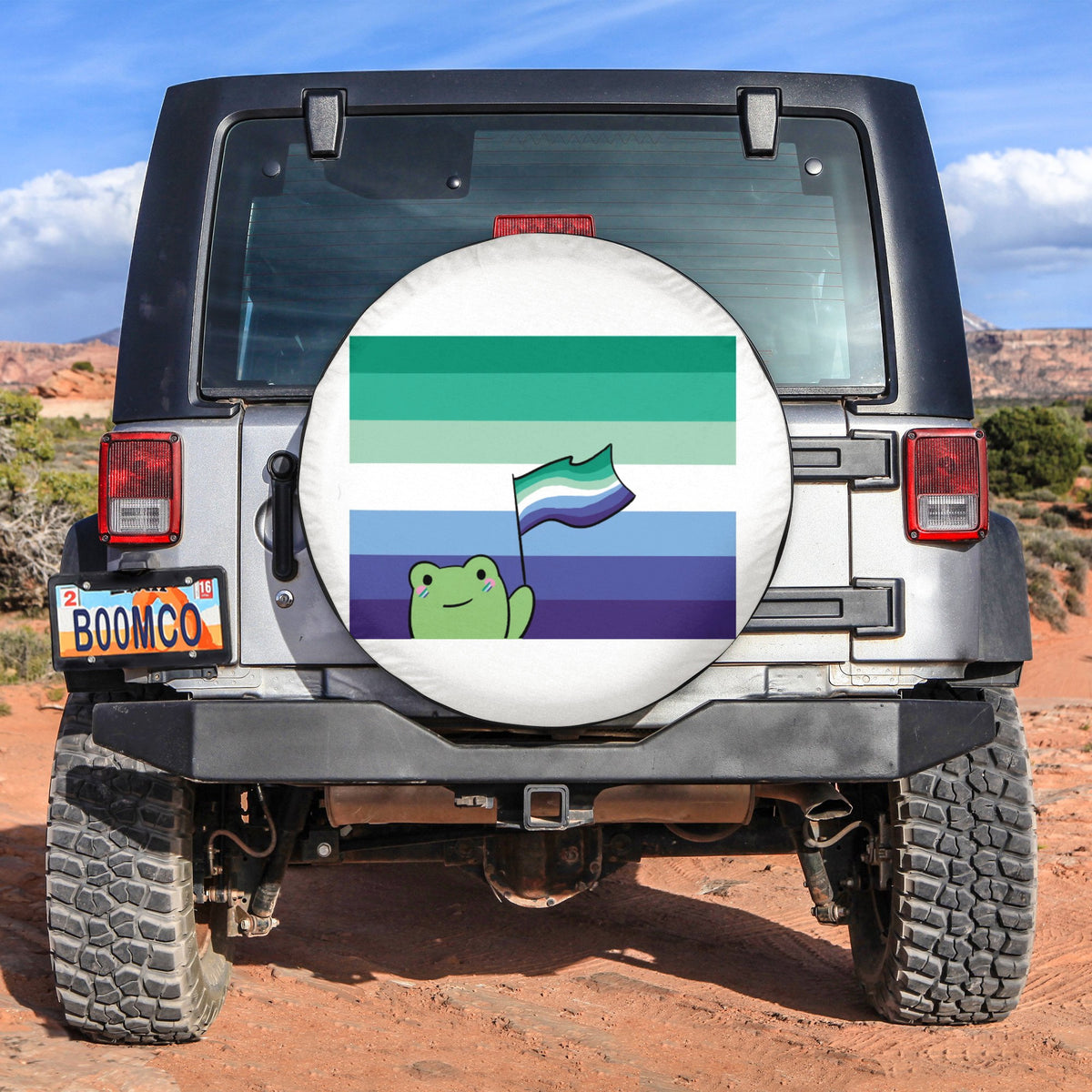 LGBT Tire Covers - Rana Gay Pride Spare Tire Cover NO.307 LT8 - Wonder Print Shop