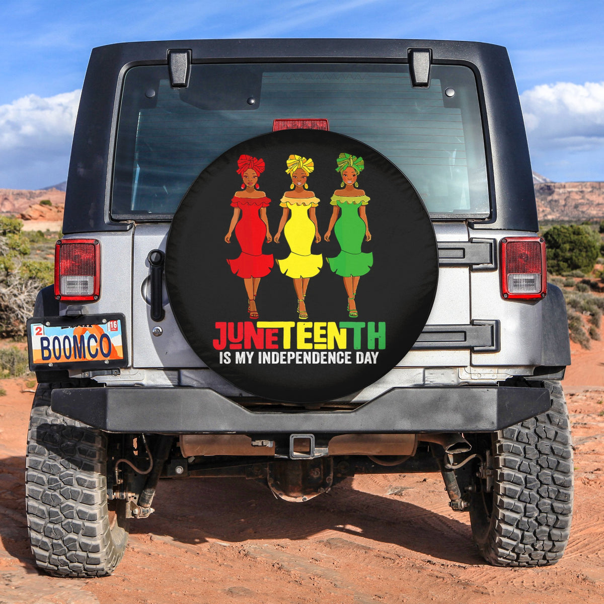African Tire Covers - Juneteenth Spare Tire Cover Juneteenth Is My Independence Day NO.39 LT8 - Wonder Print Shop