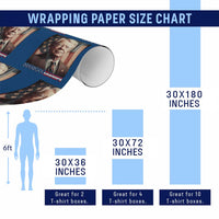 39th President Jimmy Carter Wrapping Paper Roll America's Grandpa Presidents' Day USA Flag Vintage - Wonder Print Shop