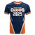Custom 2025 Champions Navy Orange T Shirt | Wonder Print Shop